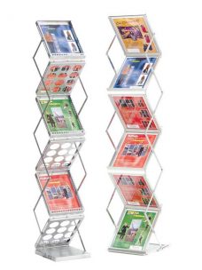 Step Up brochure stands - clear