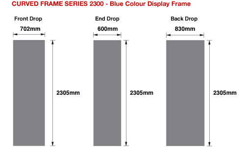 Popup Ultra curved frame series 2300