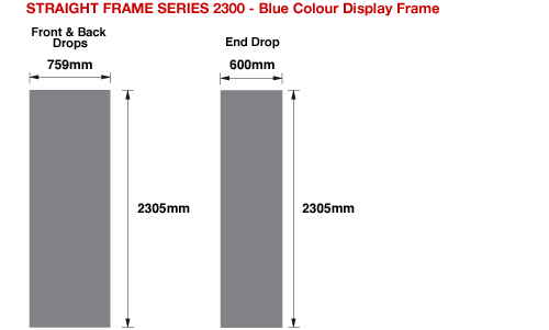 Popup Ultra straight frame series 2300